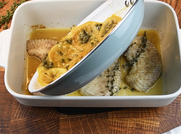 Baked Skate w/ Lemon Butter Sauce - Step 7